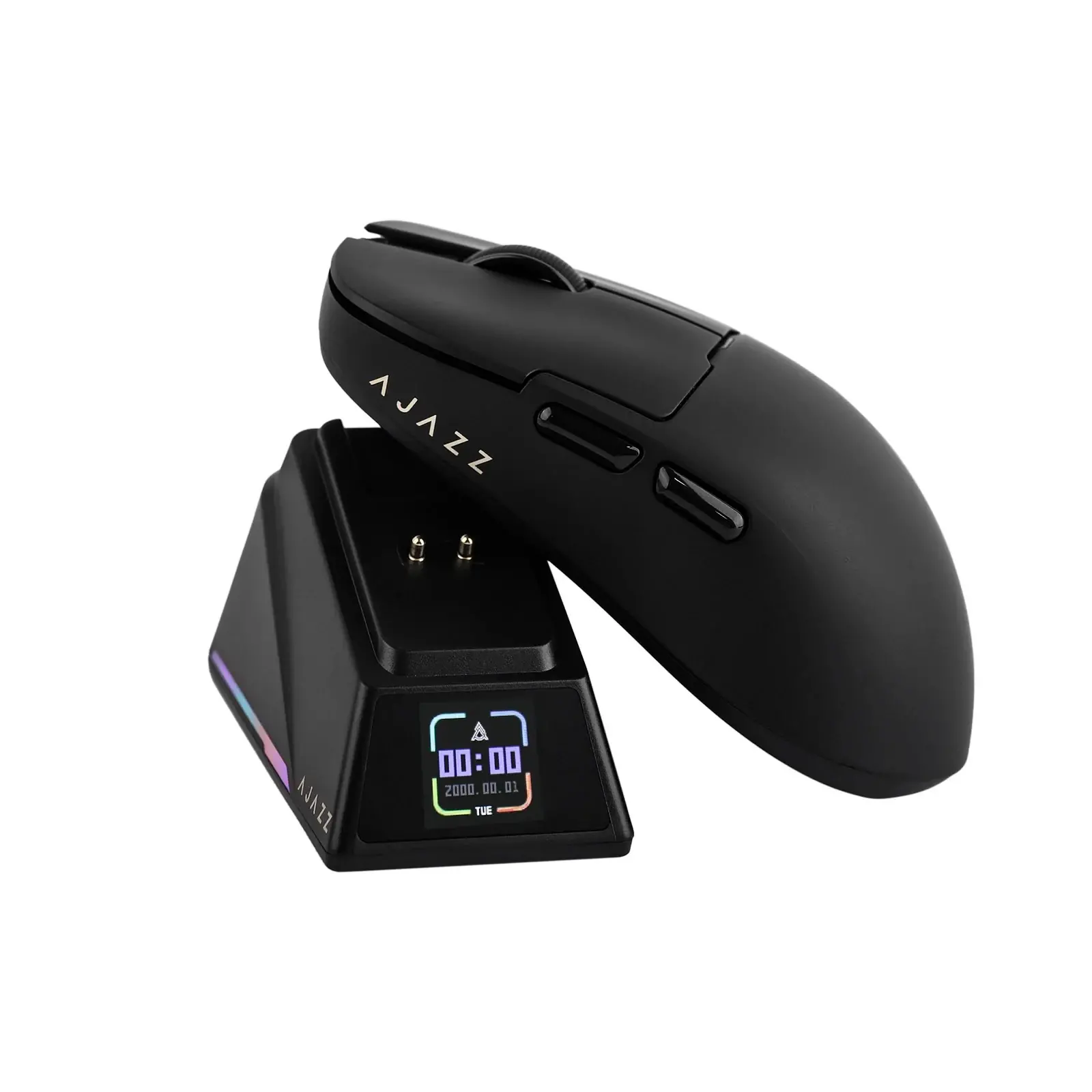 Ajazz επαγγελματικό gaming ποντίκι AJ159 APEX - Ασύρματο Gaming Ποντίκι - 8K, Μαγνητική βάση φόρτισης, Μαύρο - image 3