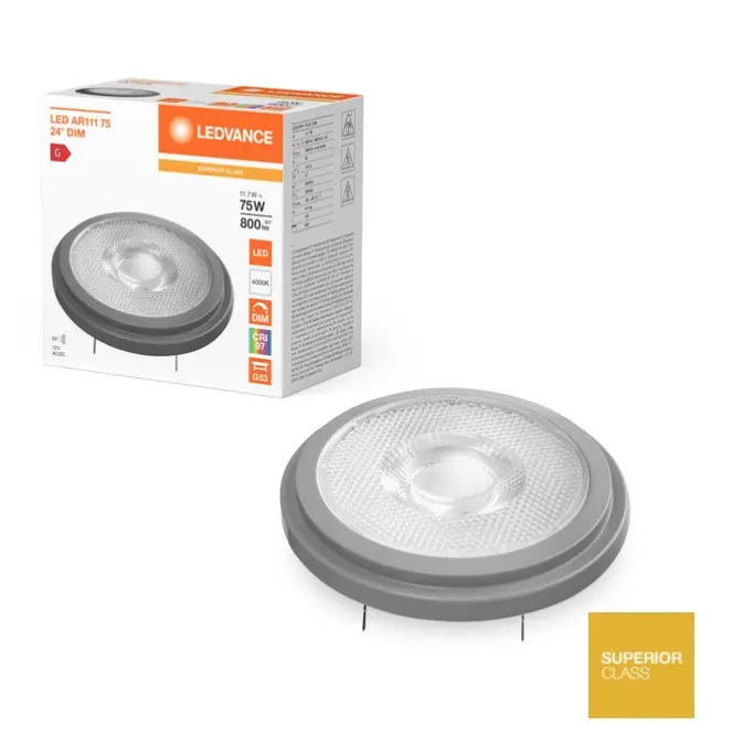 LED ΛΑΜΠΑ AR111 75 24° S 11.7W 940 G53 LEDVANCE