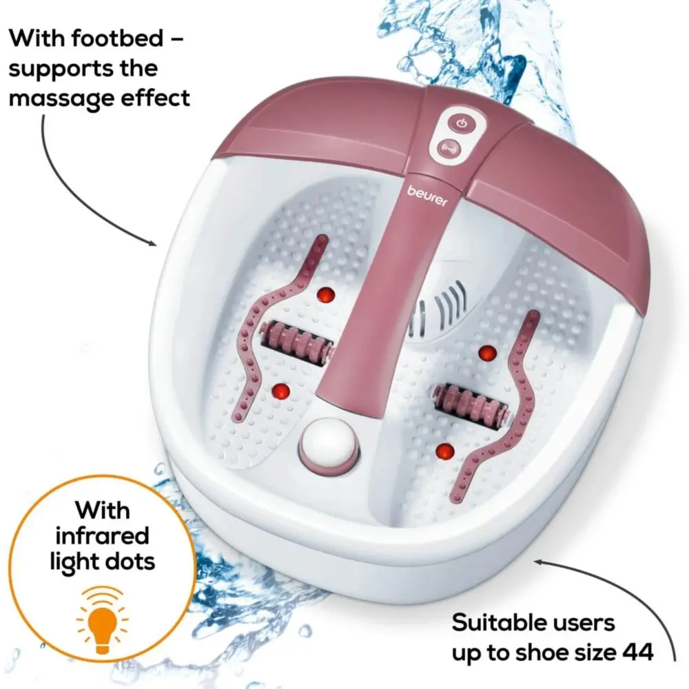 Масажор, Beurer FB 35 Foot spa with aromatherapy, Foot spa with pedicure, temperature control, massage & magnetic field application; 3 attachments; 3 functions - image 3