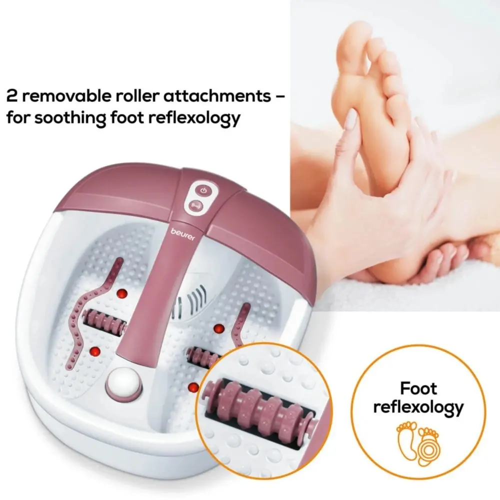Масажор, Beurer FB 35 Foot spa with aromatherapy, Foot spa with pedicure, temperature control, massage & magnetic field application; 3 attachments; 3 functions - image 5