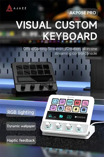 Ajazz стрийминг хъб/дек Streaming HUB AKP05E PRO Black - image 10