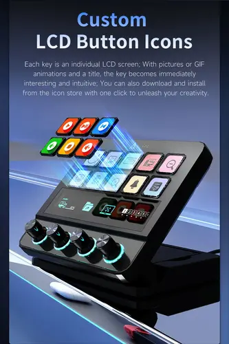 Ajazz стрийминг хъб/дек Streaming HUB AKP05E PRO Black - image 13