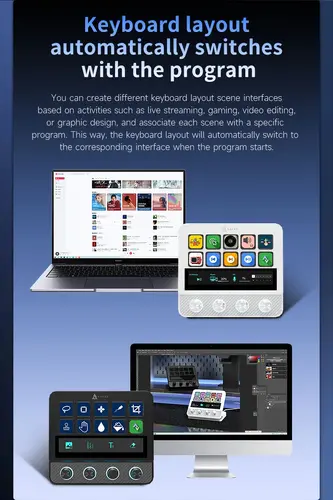 Ajazz κέντρο/πλατφόρμα streaming Streaming HUB AKP05E PRO Μαύρο - 16