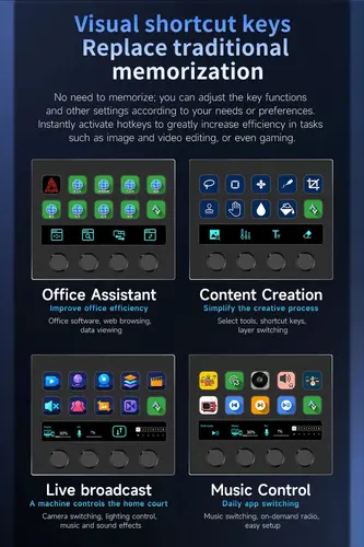 Ajazz стрийминг хъб/дек Streaming HUB AKP05E PRO Black - image 16