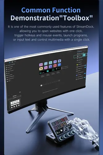 Ajazz κέντρο/πλατφόρμα streaming Streaming HUB AKP05E PRO Μαύρο - 20