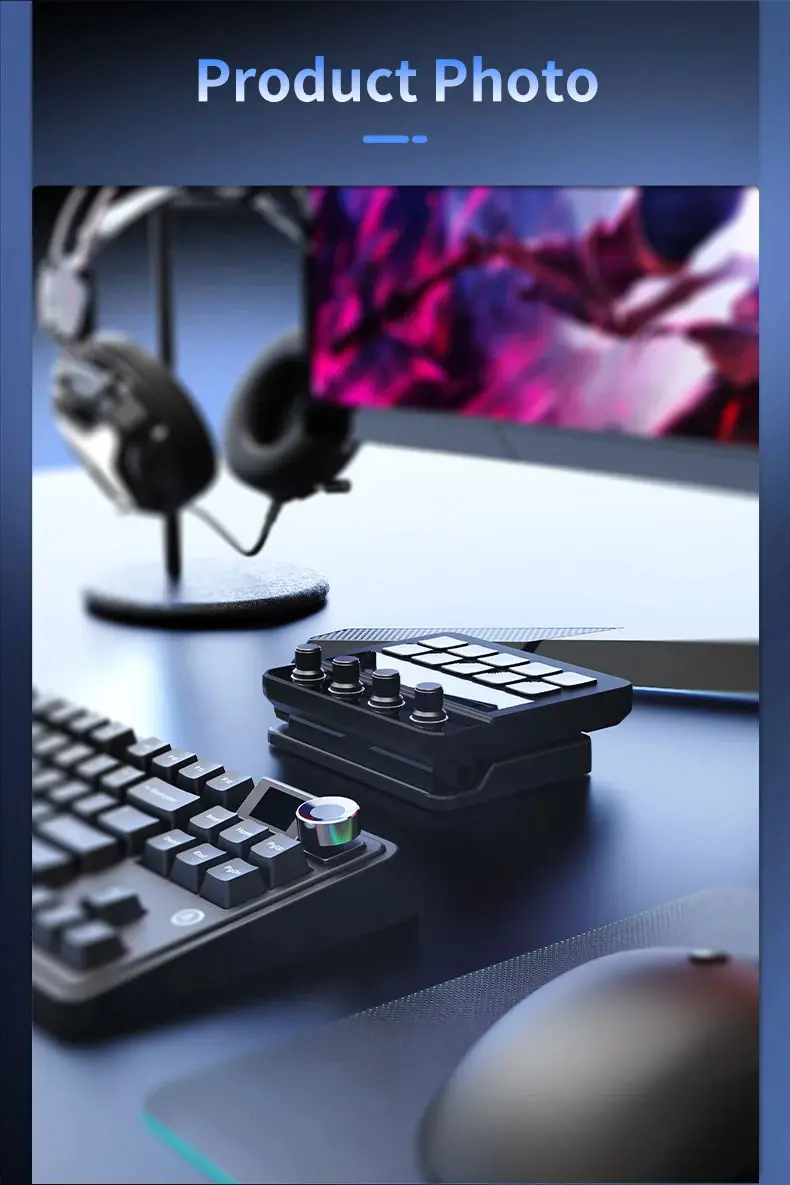 Ajazz κέντρο/πλατφόρμα streaming Streaming HUB AKP05E PRO Μαύρο - image 25