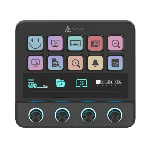 Ajazz κέντρο/πλατφόρμα streaming Streaming HUB AKP05E PRO Μαύρο - 1