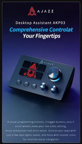 Ajazz стрийминг хъб/дек Streaming HUB AKP03E Black - image 6