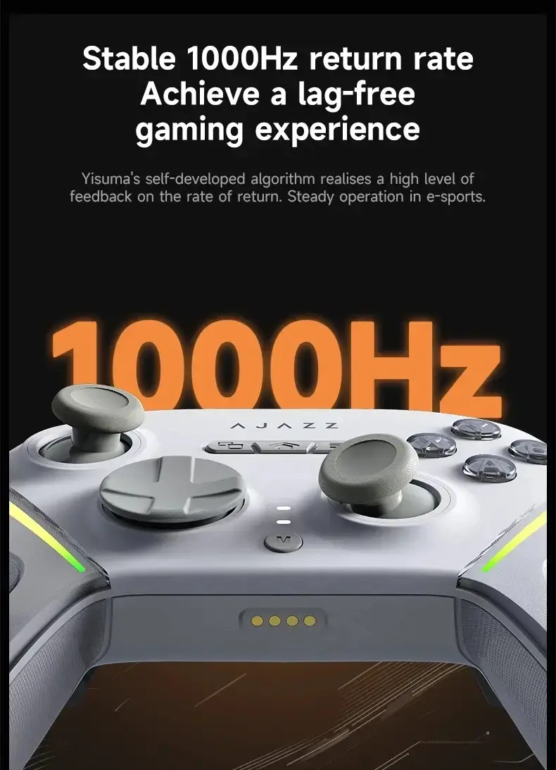 Ajazz геймпад Gamepad Set GP100 - Wireless, Bluetooth, 1000Hz - White - image 2