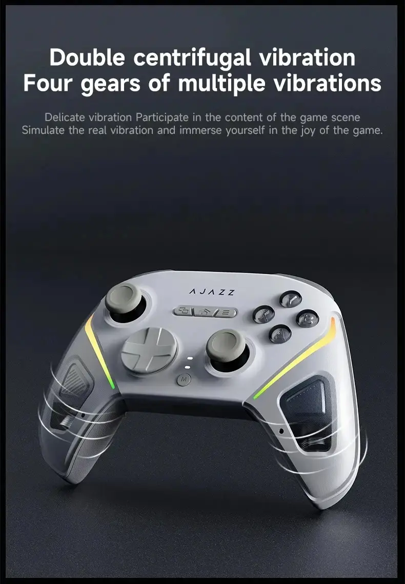 Ajazz геймпад Gamepad Set GP100 - Wireless, Bluetooth, 1000Hz - White - image 5