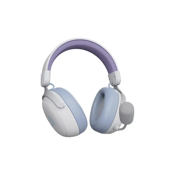Ajazz безжични геймърски слушалки Wireless Gaming Headphones - AHM08 MAX Purple, White, Blue - Bluetooth , 2.4G - image 3
