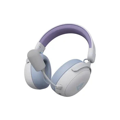 Ajazz căști gaming fără fir Wireless Gaming Headphones - AHM08 MAX Purple, White, Blue - Bluetooth, 2.4G - 5