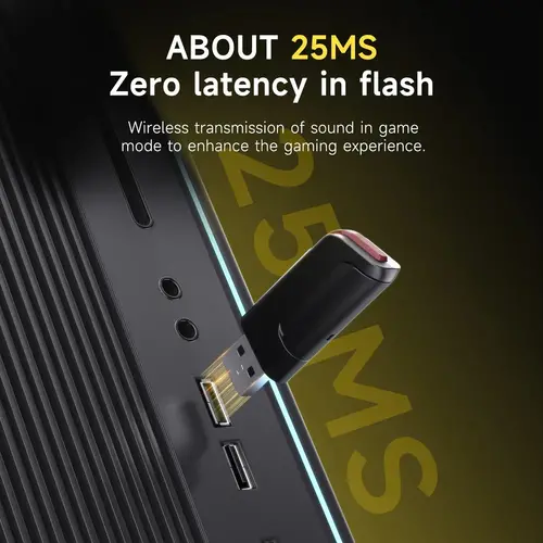 Ajazz безжични геймърски слушалки Wireless Gaming Headphones - AHM08 MAX Gray, White - Bluetooth , 2.4G - image 8