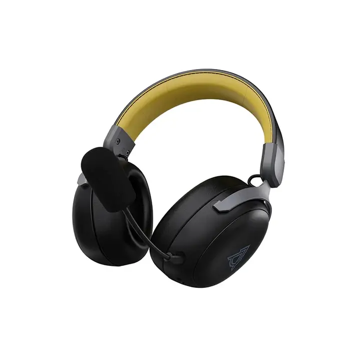 Ajazz ασύρματα ακουστικά gaming Wireless Gaming Headphones - AHM08 MAX Black, Gray, Yellow - Bluetooth, 2.4G - image 4