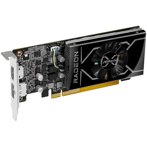 ASROCK Video Card AMD Radeon RX 6400 Low Profile 4GB - image 2