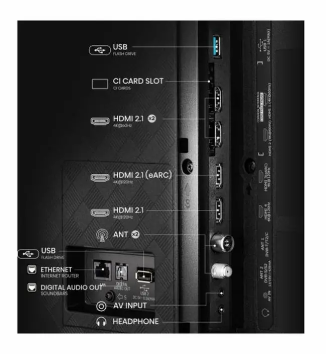 Телевизор, Hisense 55" A85Q, 4K UHD OLED Smart TV, 120Hz, 1000 nits,HDMI 2.1, Game Mode Pro, AMD FreeSync Premium, Dolby Vision IQ & Atmos, Bluetooth, Alexa Built-in, Black - image 3