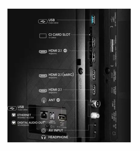 Телевизор, Hisense 55" A85Q, 4K UHD OLED Smart TV, 120Hz, 1000 nits,HDMI 2.1, Game Mode Pro, AMD FreeSync Premium, Dolby Vision IQ & Atmos, Bluetooth, Alexa Built-in, Black - image 3