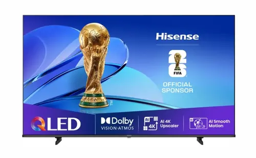 Телевизор, Hisense 85" E7Q, 4K Ultra HD 3840x2160, Quantum Dot, 60Hz, Light Sensor,IPS, HDR 10+, HLG, Dolby Vision IQ, Dolby Atmos, Smart TV, WiFi 5GHz, WiFi Direct, BT, Anyview Cast, 3xHDMI, 2xUSB, LAN, CI+, DVB-T2/C/S2, Black