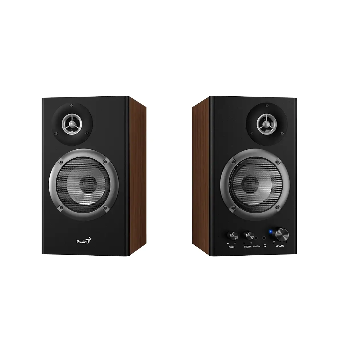 Genius тонколони Speakers 2.0 - SP-HF1200B - 36W RMS, Wood - image 2