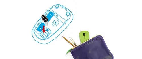 Genius безжична мишка Wireless Mouse - NX-7000 Red - 2.4GHz - image 4