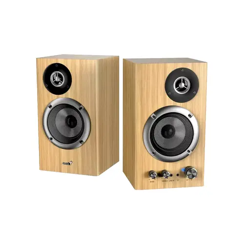 Genius тонколони Speakers 2.0 - SP-HF1812BT - 50W RMS, Bluetooth 5.3, Pine Wood - image 5