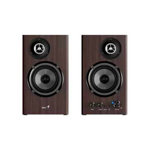 Genius тонколони Speakers 2.0 - SP-HF1812BT - 50W RMS, Bluetooth 5.3, Dark Brown - image 1