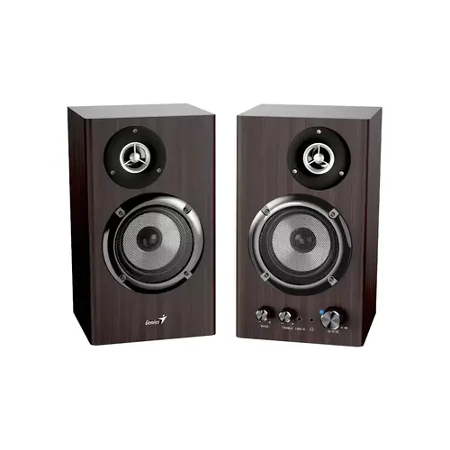 Genius тонколони Speakers 2.0 - SP-HF1812BT - 50W RMS, Bluetooth 5.3, Dark Brown - image 3