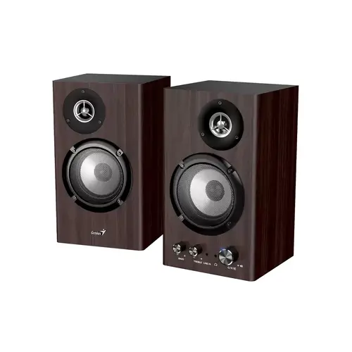 Genius тонколони Speakers 2.0 - SP-HF1812BT - 50W RMS, Bluetooth 5.3, Dark Brown - image 4