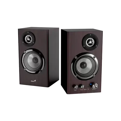 Genius тонколони Speakers 2.0 - SP-HF1812BT - 50W RMS, Bluetooth 5.3, Dark Brown - image 5