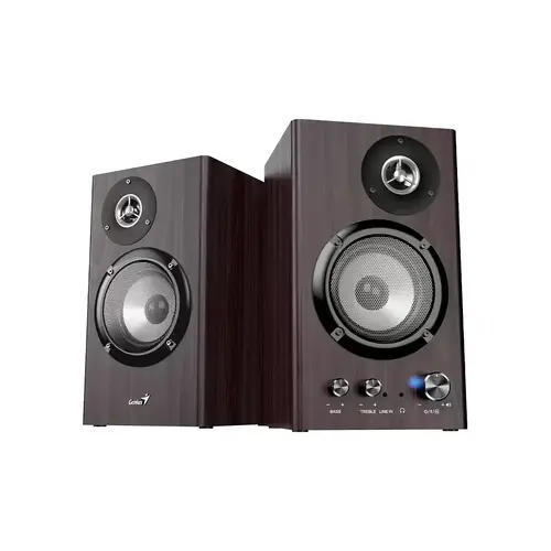 Boxe Genius Speakers 2.0 - SP-HF1812BT - 50W RMS, Bluetooth 5.3, Maro închis - 1