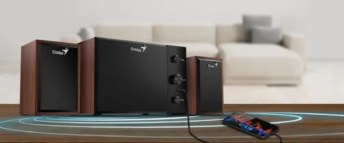 Genius тонколони Speakers 2.1 - SW-2.1 350 - 15W RMS, Black - image 4