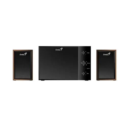 Genius тонколони Speakers 2.1 - SW-2.1 350 - 15W RMS, Wood - image 3
