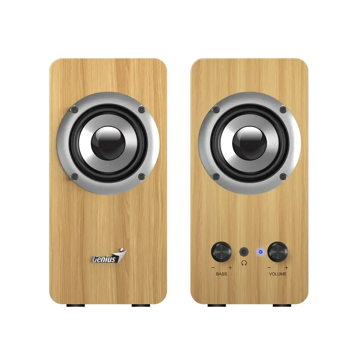 Genius ηχεία Speakers 2.0 - SP-HF400 - 10W RMS, Pine Wood