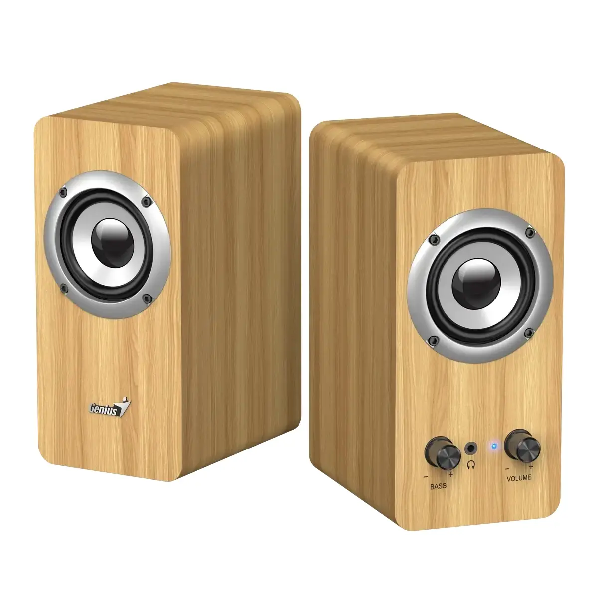 Genius тонколони Speakers 2.0 - SP-HF400 - 10W RMS, Pine Wood - image 1