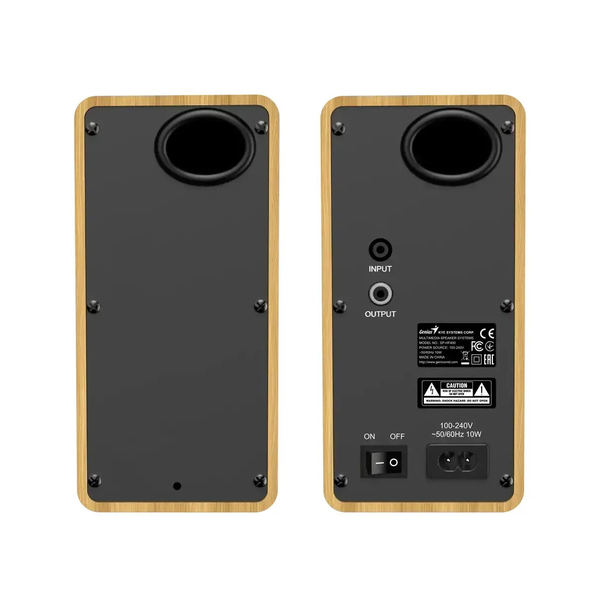 Genius тонколони Speakers 2.0 - SP-HF400 - 10W RMS, Pine Wood - image 2
