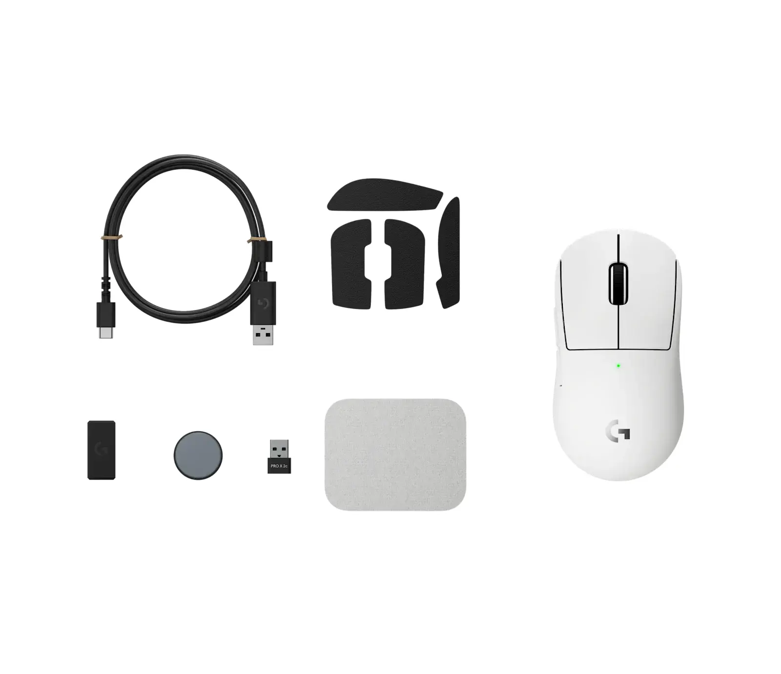Mouse fără fir Logitech G Pro X Superlight 2c compact, alb - image 7