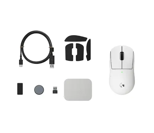 Mouse fără fir Logitech G Pro X Superlight 2c compact, alb - 8