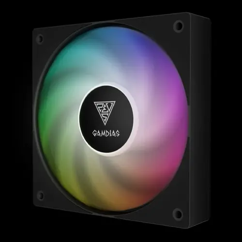 Gamdias Комплект вентилатори Fan Pack 3-in-1 3x120mm - NOTUS M1-1203 ARGB, Swappable Fan Blades (Reverse Fan Blades Included), A-RGB - image 3