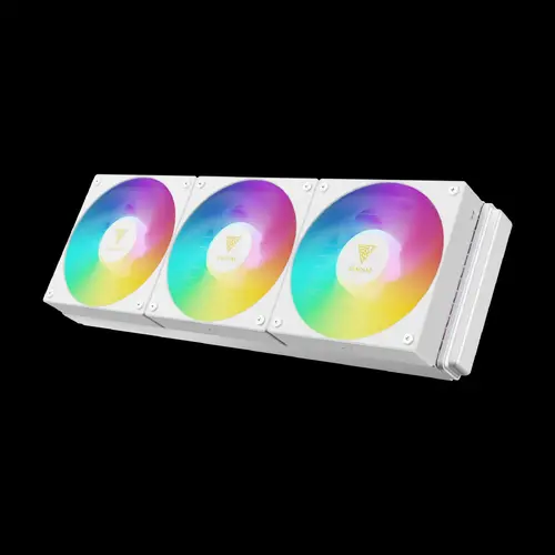 Gamdias водно охлаждане Water Cooling 360mm - AURA GL360 v2 WH - aRGB - image 5