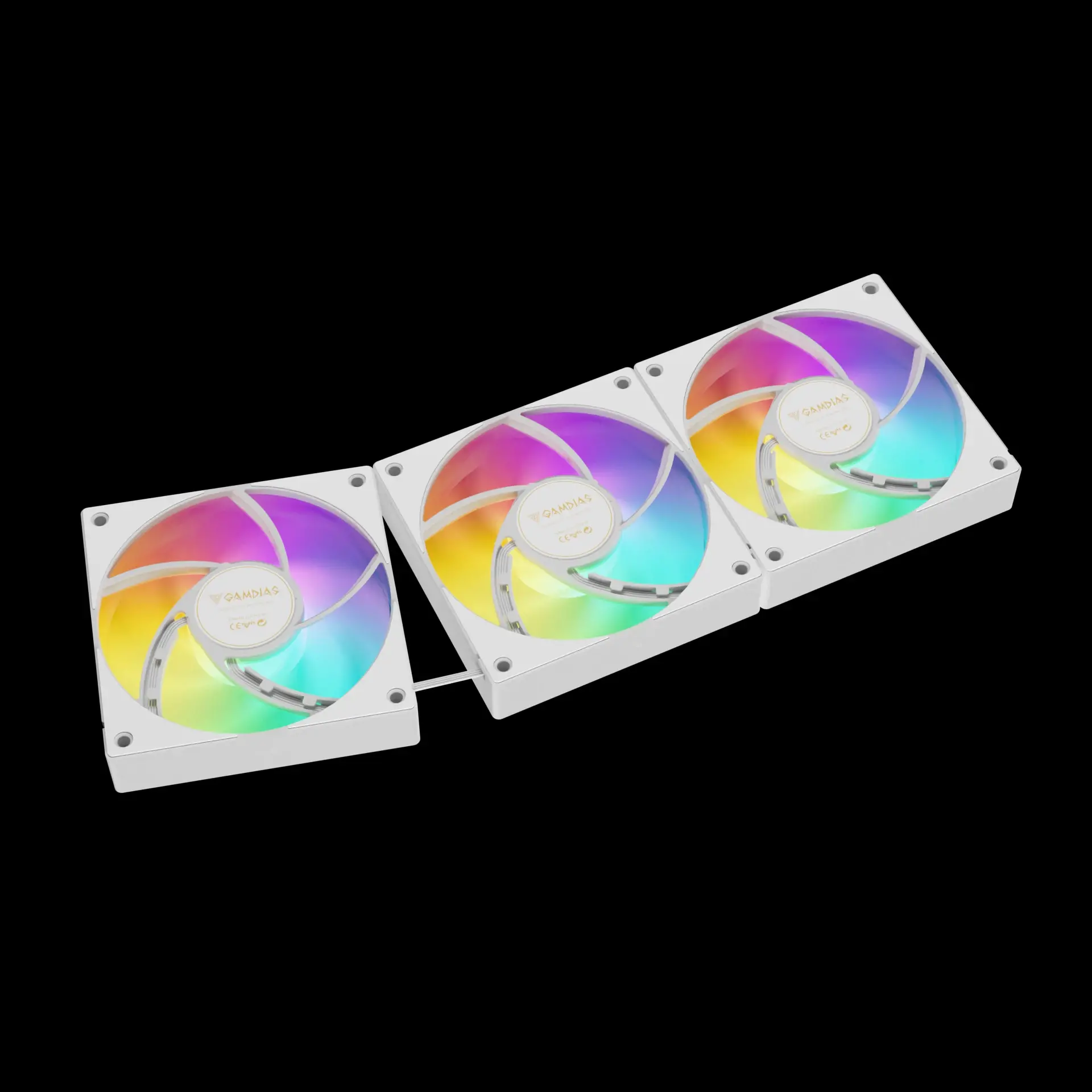 Gamdias водно охлаждане Water Cooling 360mm - AURA GL360 v2 WH - aRGB - image 8