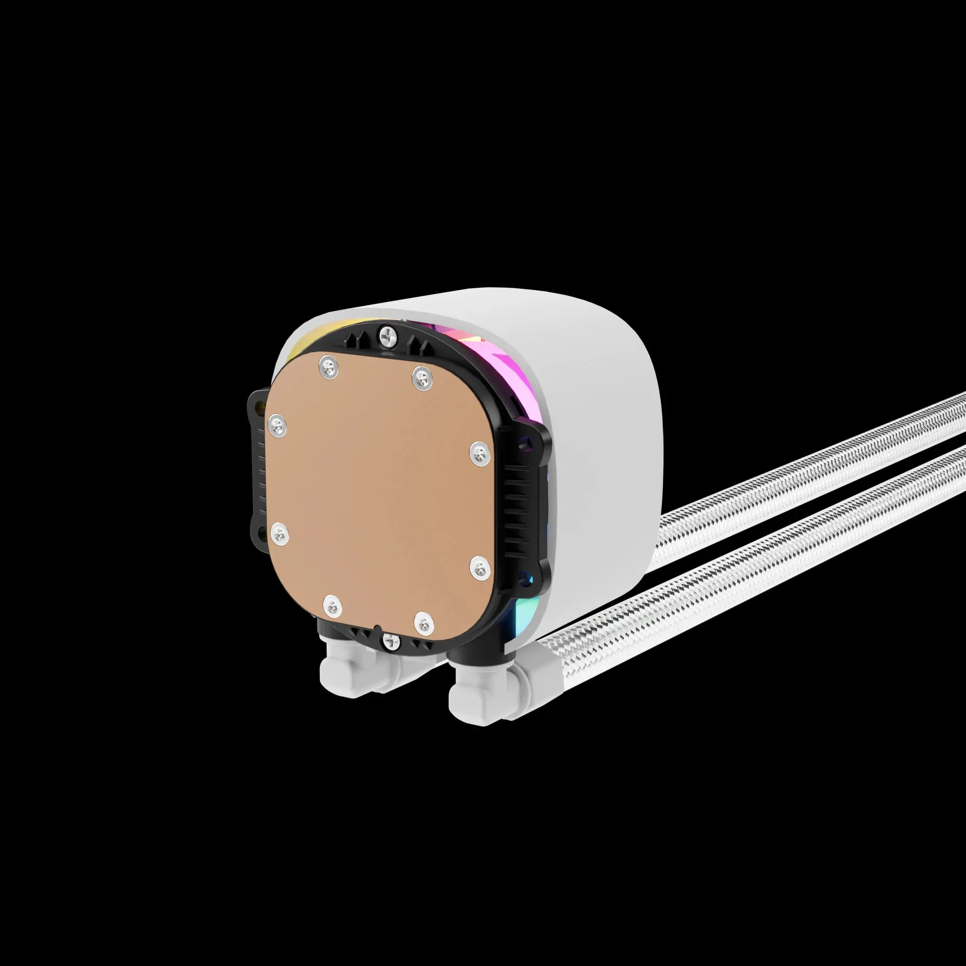 Gamdias водно охлаждане Water Cooling 360mm - AURA GL360 v2 WH - aRGB - image 9