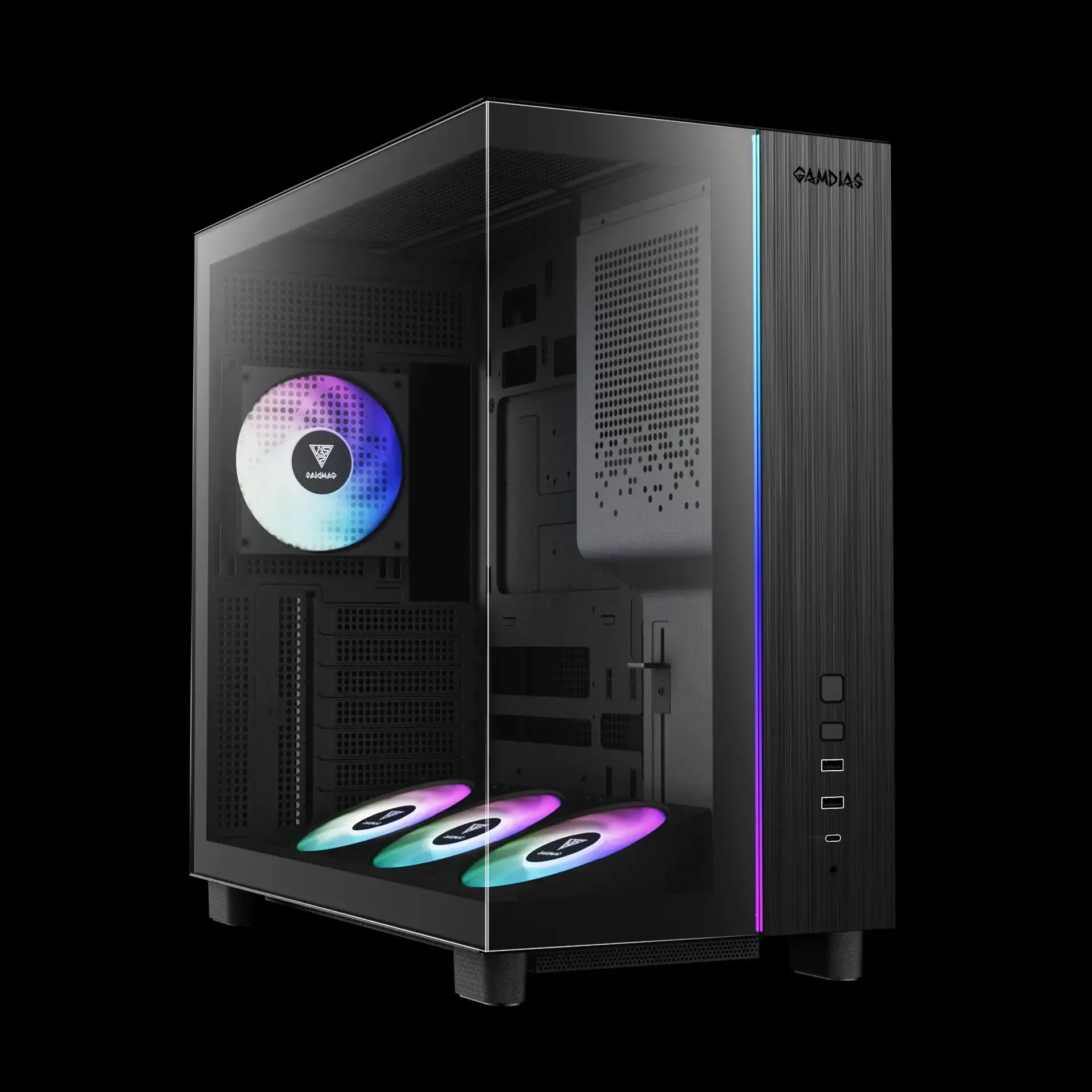 Gamdias кутия Case ATX - ATLAS M4 - A-RGB, USB-C - image 1