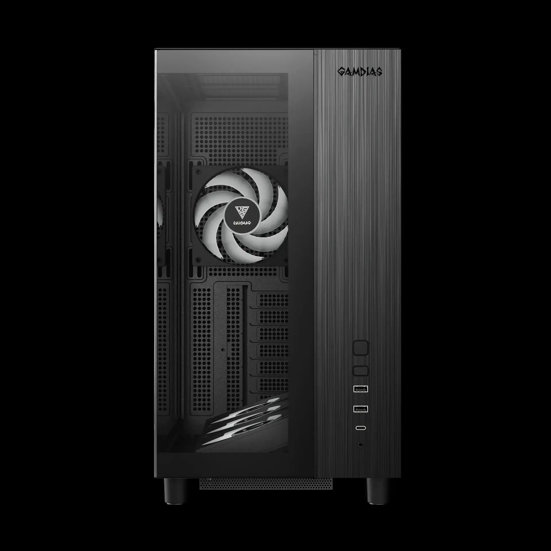Gamdias кутия Case ATX - ATLAS M4 - A-RGB, USB-C - image 5