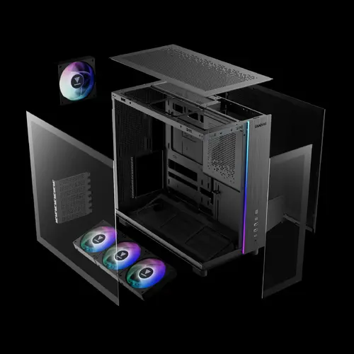 Gamdias кутия Case ATX - ATLAS M4 - A-RGB, USB-C - image 9