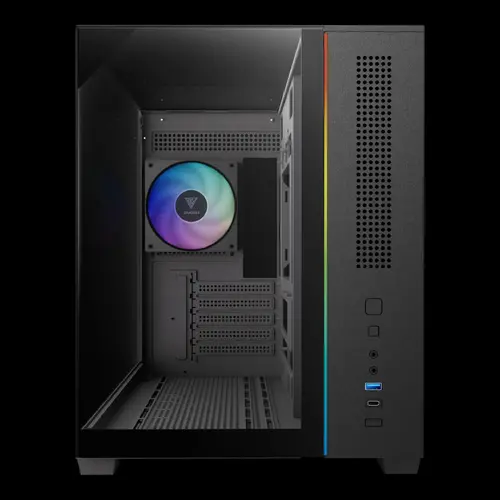 Gamdias кутия Case mATX - ATLAS M3M - A-RGB, USB-C - image 5