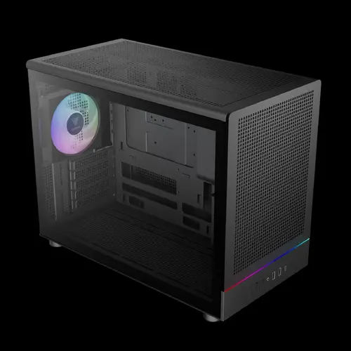 Gamdias кутия Case mATX - ATHENA M4M - A-RGB, USB-C - image 1