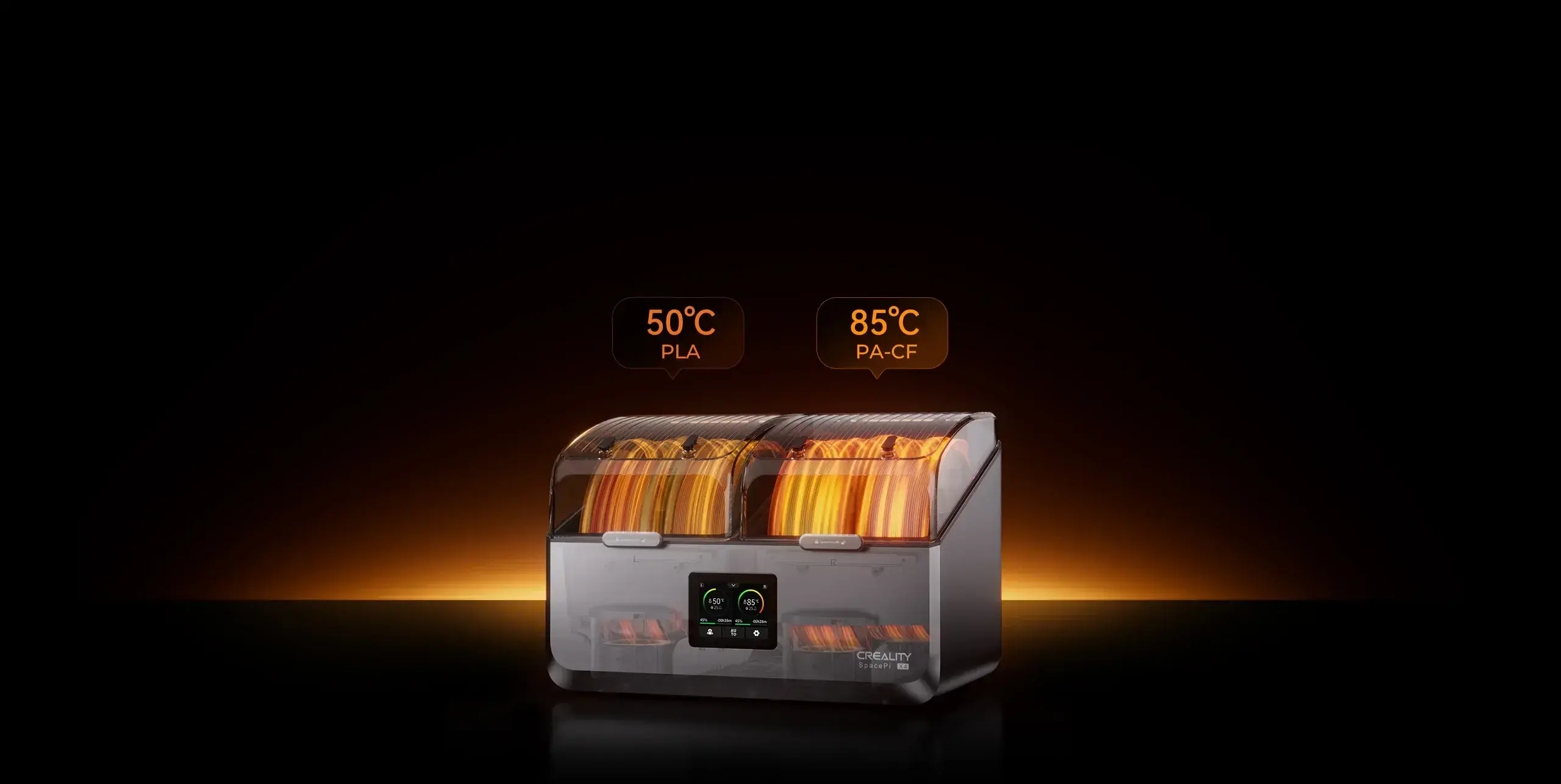 Uscător de filament pentru imprimantă 3D Creality Space Pi x4, pentru 4 role - image 5