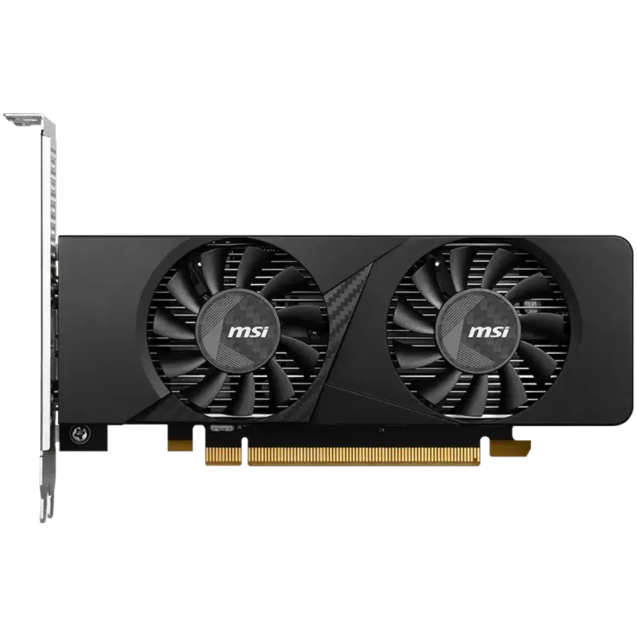 MSI Video Card Nvidia GeForce RTX 3050 LP E 6G OC, 2x HDMI, 1x DP, DUAL FAN, ATX - image 1