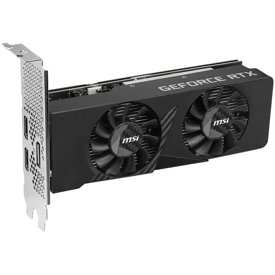 MSI Video Card Nvidia GeForce RTX 3050 LP E 6G OC, 2x HDMI, 1x DP, DUAL FAN, ATX - image 2