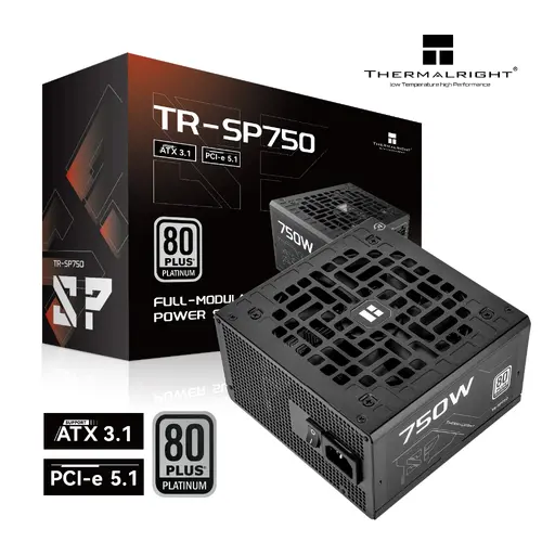 Thermalright захранване PSU ATX 3.1 750W Platinum - TR-SP750 Black - 5